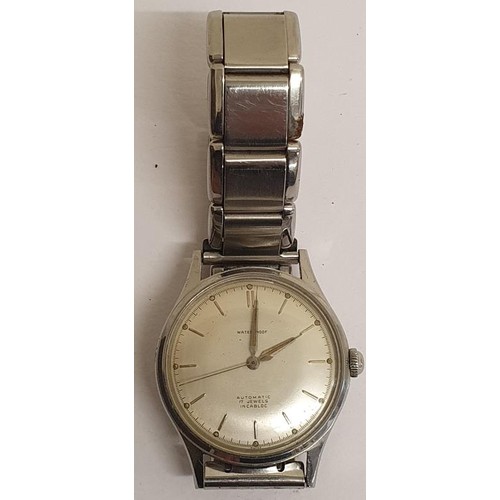 172 - Gents Automatic Watch. Swiss Made (no name shown) Ref 1118 on case back. 17 Jewel ETA Incabloc Movem... 