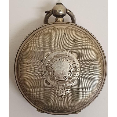 184 - John Forrest, London Silver Case Pocket Watch, Hallmarked Chester 1894