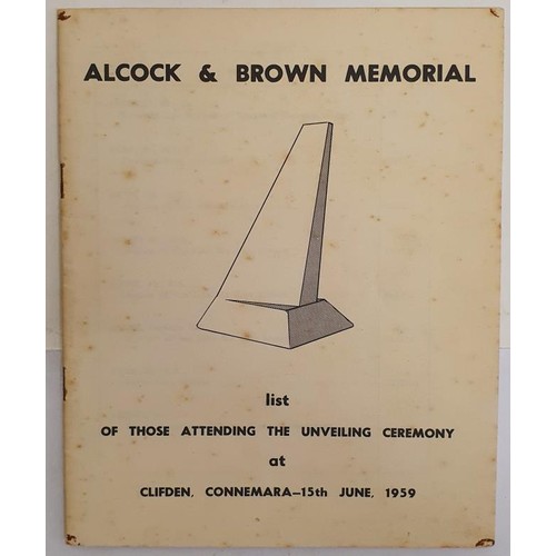 206 - Comprehensive Alcock & Brown Photo Album/Scrap Book. Includes original photographs (Alcock &... 