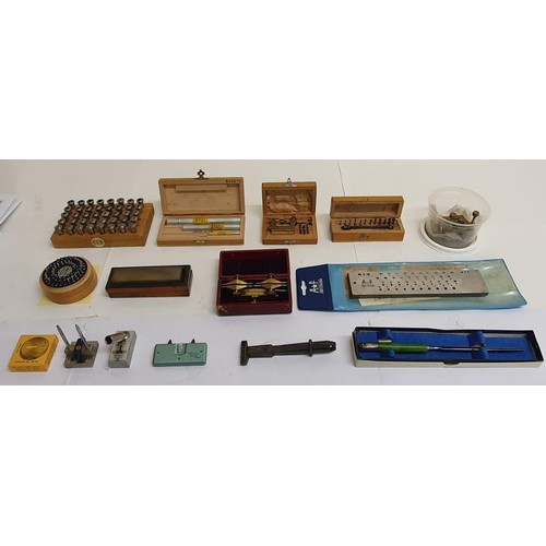 219 - Collection of Watch Makers Tools such as Bergeon 30075 Reamers (Pivot Smoothing Broaches); Bergeon 3... 