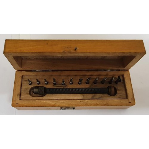 219 - Collection of Watch Makers Tools such as Bergeon 30075 Reamers (Pivot Smoothing Broaches); Bergeon 3... 