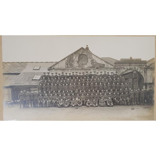 335 - Good Original Photograph of A Battalion of the South Irish Horse Regiment, the regiment was initiall... 