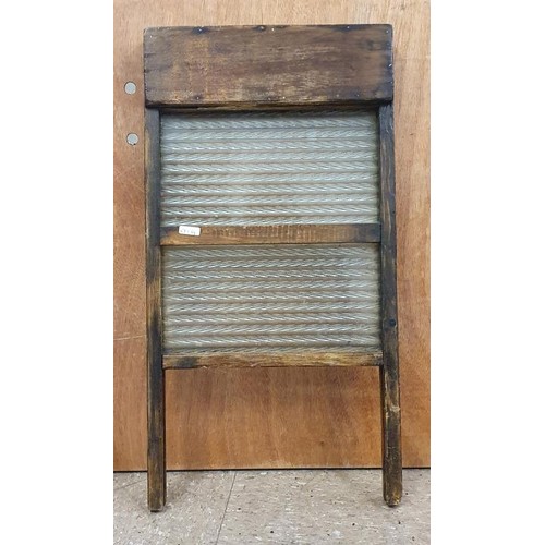 427 - Old Glass Washboard.