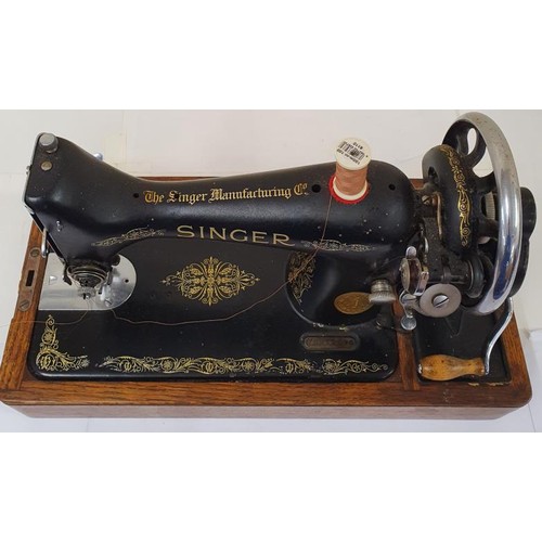 458 - Table Top Singer Sewing Machine