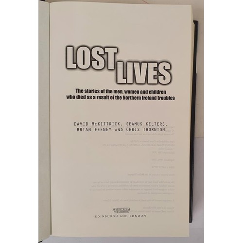 5 - Lost Lives: The Stories of the Men, Women and Children Who Died as a Result of the North Ireland Tro... 