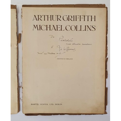 19 - Griffith, Arthur and Michael Collins. Griffith, Arthur and Michael Collins. Published by Martin Lest... 