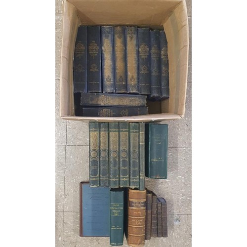 34 - Box of Irish/World interest books c.20. The 17th Report of the Commissioners of National Education i... 