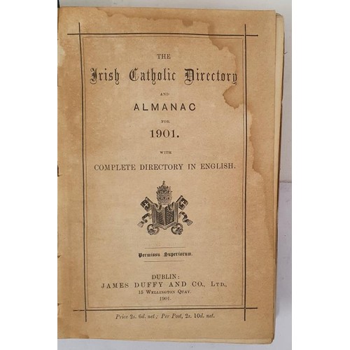 35 - The Irish Catholic Directory and Almanac, a collection of 24. Earliest from 1901, latest 1967
