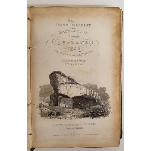52 - Thomas Cromwell. Excursions in Ireland. C. 1821. 3 volumes in 1. Numerous topographical plates