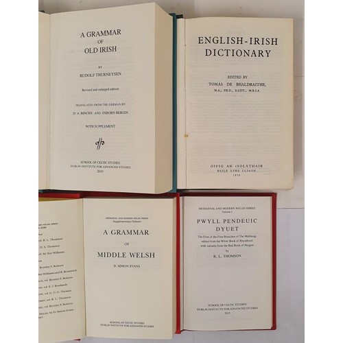 66 - A Grammar of Old Irish by Rudolf Thurneysen,2010; English-Irish Dictionary by Tomás De Bhaldr... 