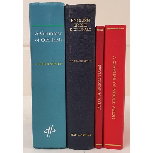 66 - A Grammar of Old Irish by Rudolf Thurneysen,2010; English-Irish Dictionary by Tomás De Bhaldr... 