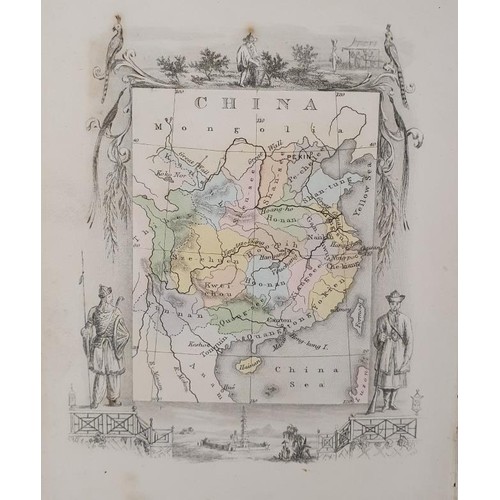 76 - China and The Chinese by Peter Parley,with a coloured map of China,1843; The Indians of North Americ... 