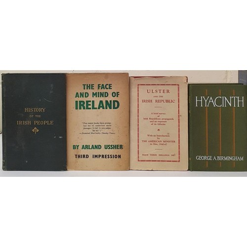 89 - Irish Interest: History of The Irish People by W A O'Conor,1886; The Face and Mind of Ireland by Arl... 