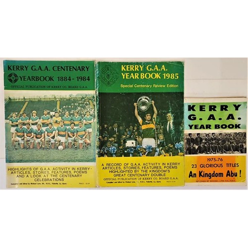 144 - GAA: Kerry GAA year book 1975-76/84/85 (3)