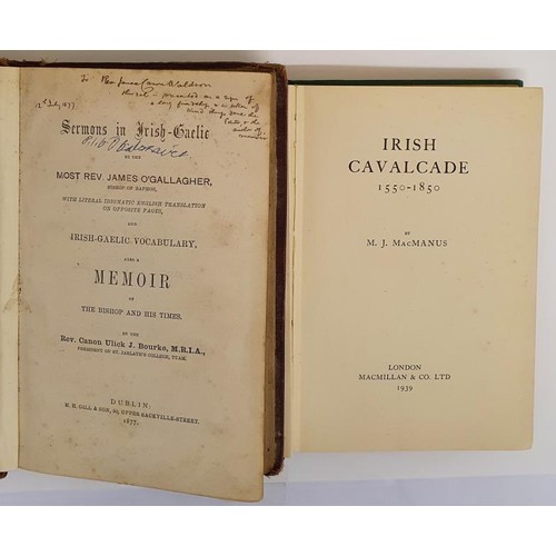 165 - Rev. James O.'Gallagher and Rev. Ulick J. Bourke. Irish Gaelic Vocabulary also A Memoir of the Bisho... 