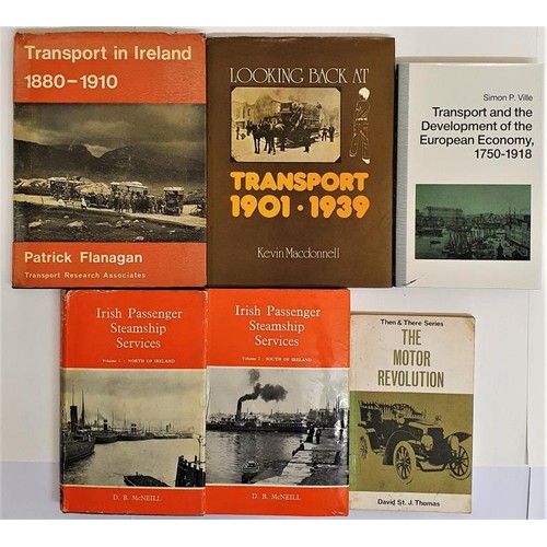 173 - D.B. McNeill, Irish Passenger Steamship Services, 2 vols. Vol 1, The North of Ireland, 1969; Vol 2, ... 