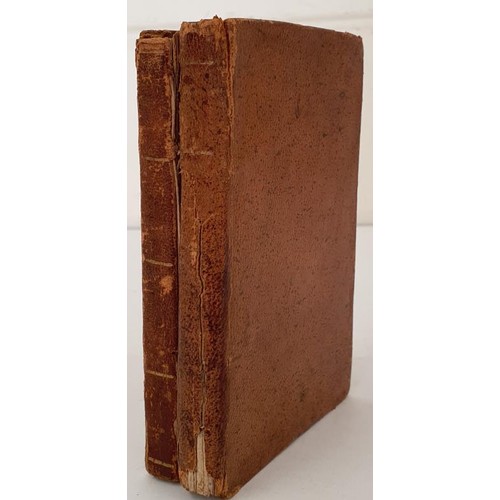 196 - Travels in South America, printed by C Bentham, 1822, leather bound,damage to spine; Moral Essays in... 