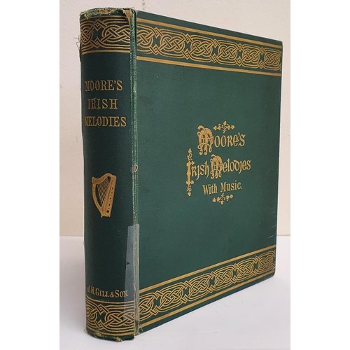 208 - Sir John Stevenson and Sir Henry Bishop. Moore's Irish Melodies. 1887. Original gilt cloth