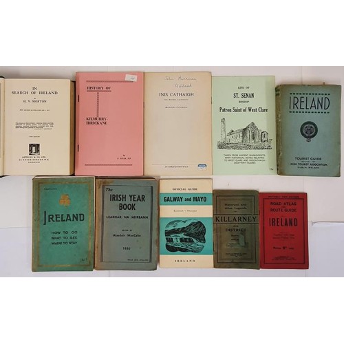 213 - Irish Interest: The Irish Year Book , 1936 edited by Alasdair MacCába; Road Atlas and Route G... 