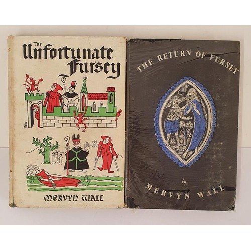 474 - Mervyn Wall: The Unfortunate Fursey 1946 1st Ed; The Return of Fursey 1948 1 st Ed (2)