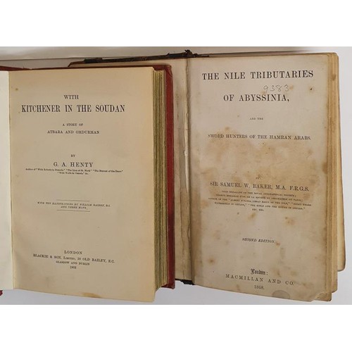 680 - HENTY, G. A. WITH KITCHENER IN THE SOUDAN: A STORY OF ATBARA AND OMDURMAN. Illustrated by William Ra... 