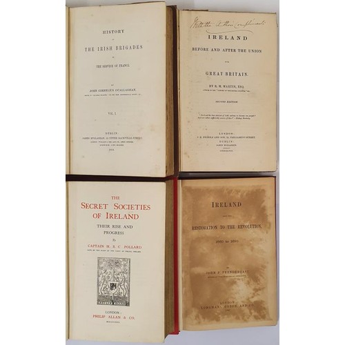 698 - Irish Interest:History of the Irish Brigades in the Service of France by John Cornelius O'Callaghan ... 