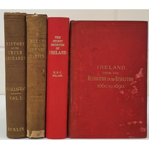 698 - Irish Interest:History of the Irish Brigades in the Service of France by John Cornelius O'Callaghan ... 