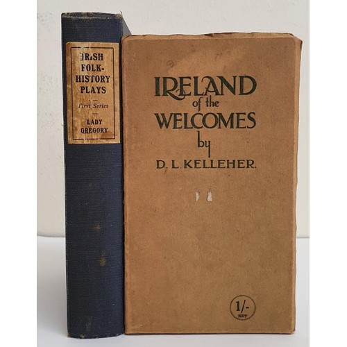 701 - Lady Gregory. Irish Folk-History Plays - Grania - Kincora - Dervorgilla. 1912. 1st Original green cl... 