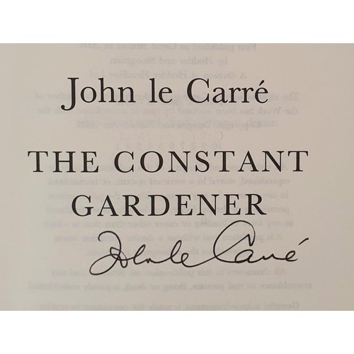 702 - John Le Carre, The Constant Gardener, 2001, 1st edition signed by author, 1st printing, hardback in ... 