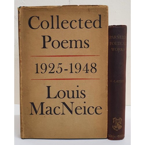 705 - Louis Mc Neice. Collected Poems.. 1925-1984. 1st d.j. and The Poetic Works of Thomas Parnell. 1894. ... 