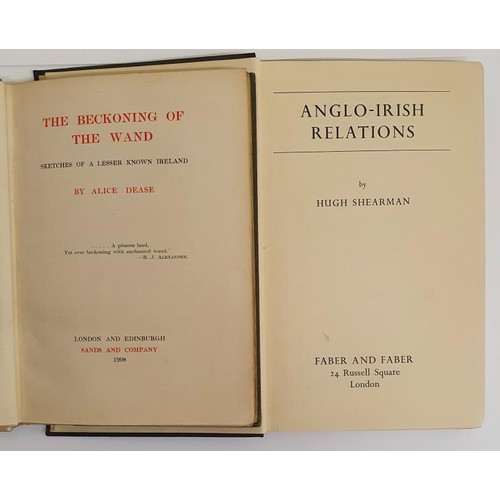 713 - Alice Dease. The Beckoning of the Wand. Sketches of a Lesser Known Ireland. 1908. 1st and Hugh Sherm... 