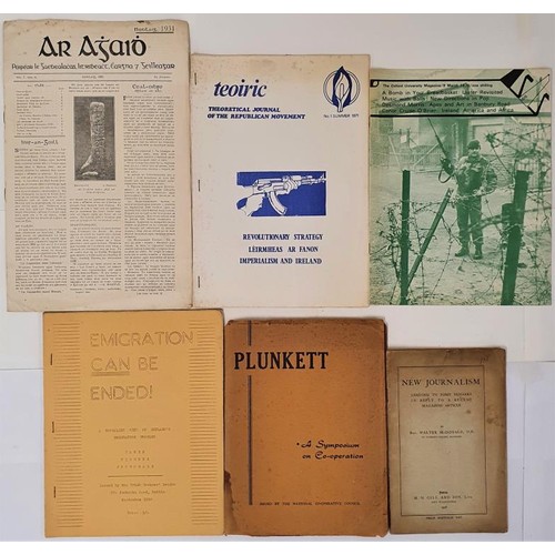 720 - Collection of Irish Booklets/Pamphlets: Teoiric, Theoretical Journal of the Republican Movement, 197... 