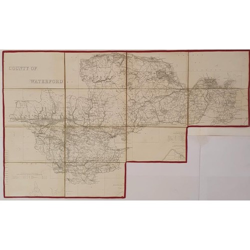 723 - Map: County map of Waterford. Linen backed, c.1900. 27