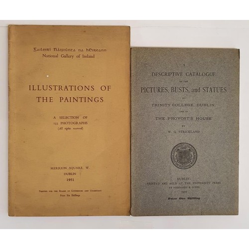 734 - Descriptive catalogue of the Pictures, Busts and Statutes at Trinity College, Dublin at the Provest'... 