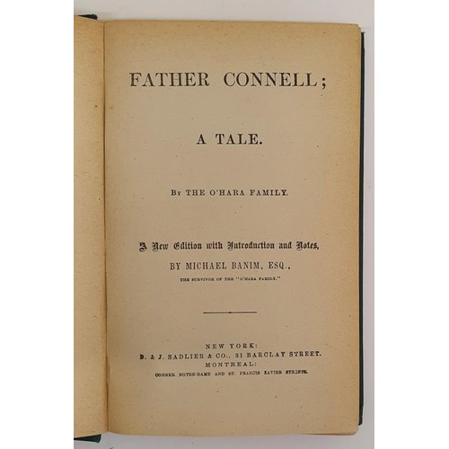 744 - Father Connell: A Tale by the Banim Family. New edition by Michael Banim. N. Y. C. 1881. Original gr... 