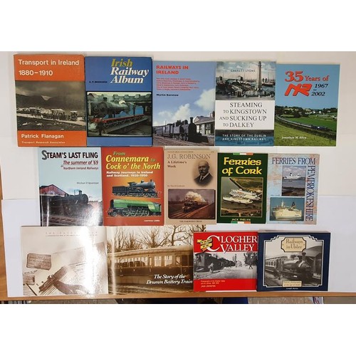 751 - Irish railways and transport. J. G. Robinson A lifetimes work in dj; Clogher Valley Railway; Drumm B... 