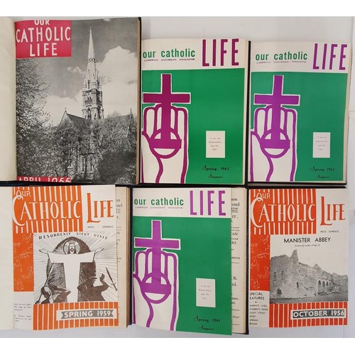 759 - Limerick: Our Catholic Life- Limerick Diocesan Magazine: Numerous issues from 1955 to 1963, bound in... 