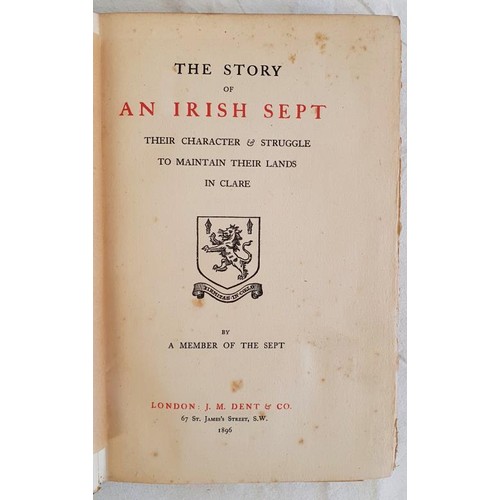 93 - The Story of an Irish Sept [McNamaras], Their Character & Struggle to Maintain their lands in Cl... 