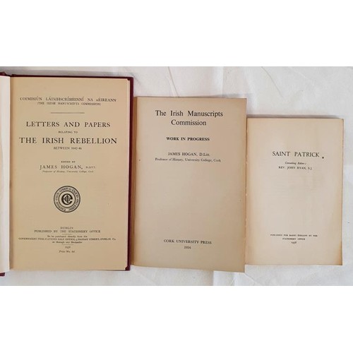 142 - James Hogan, Letters and Papers relating to the Irish Rebellion, 1642-1646, IMC, 1936, red cloth, la... 
