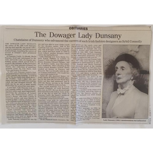 183 - Lord Dunsany. If - A Play In Four Acts. 1922. First edition with interesting ephemera, re Lady Dunsa... 