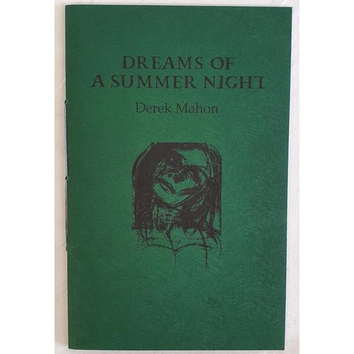 189 - Derek Mahon; Dreams of a Summer Night, SIGNED limited edition 153/175, with drawings by Michael Kane... 