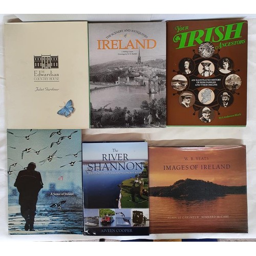 191 - 6 Coffee Table Books mainly Irish related. W B Yeats Images of Ireland; A Sense of Ireland etc.