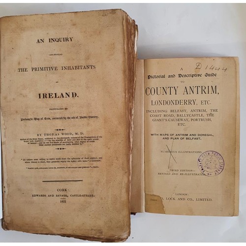 209 - An Inquiry Concerning The Primitive Inhabitants of Ireland. Illustrated by Ptolemy's map of Erin, co... 