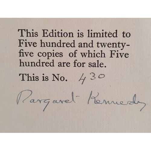 210 - The Game and the Candle by Margaret Kennedy, SIGNED 1st ed. 460 of 525; Danger Under the Moon by Mau... 