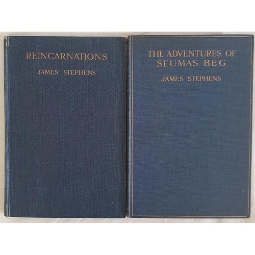 212 - James Stephens, Reincarnations, 1918, Macmillan, 1st edition, hardback, in very good condition. Jame... 