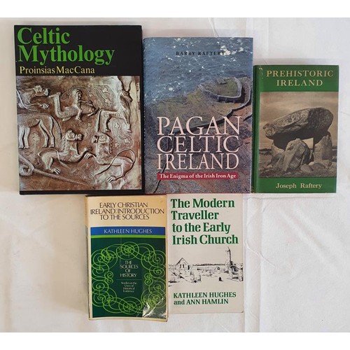 214 - Pagan Celtic Ireland. Enigma of the Irish Iron Age by Barry Raftery in dj; Modern Traveller to the E... 