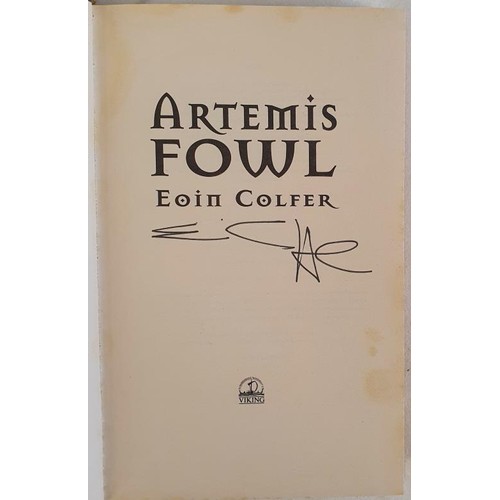 227 - Eoin Colfer; Artemis Fowl, SIGNED first edition, HB, Viking 2001