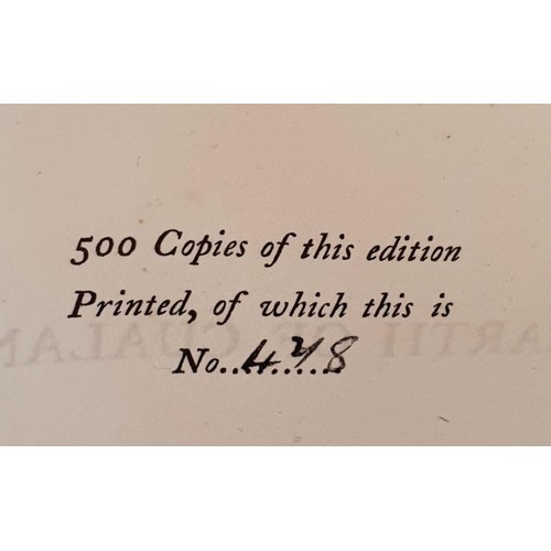 236 - Earth of Cualann by Joseph Campbell with twenty-one designs by the Author. Maunsel. 1917. Quarter ve... 