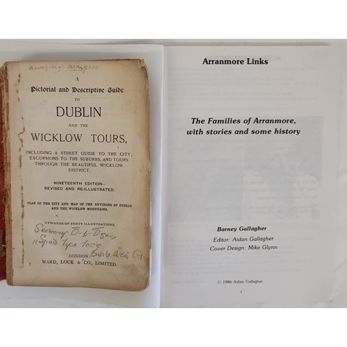 245 - Ward Lock. Dublin and County Wicklow c.1900. Illustrated; and B. Gallagher. Arranmore Links. 1986. I... 