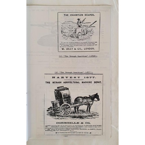 262 - Agricultural Advertisements from the Nenagh Guardian and Nenagh News, 1841- 1961 ; compiled by ANCO/... 